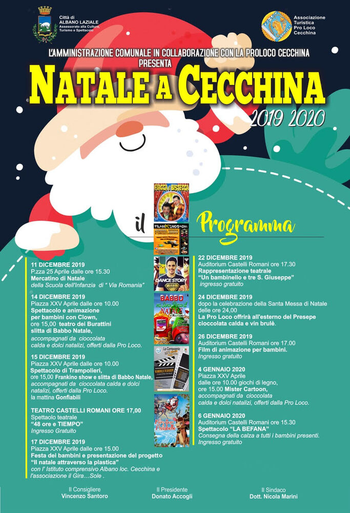 Immagine Natale a Cecchina 2019/2020