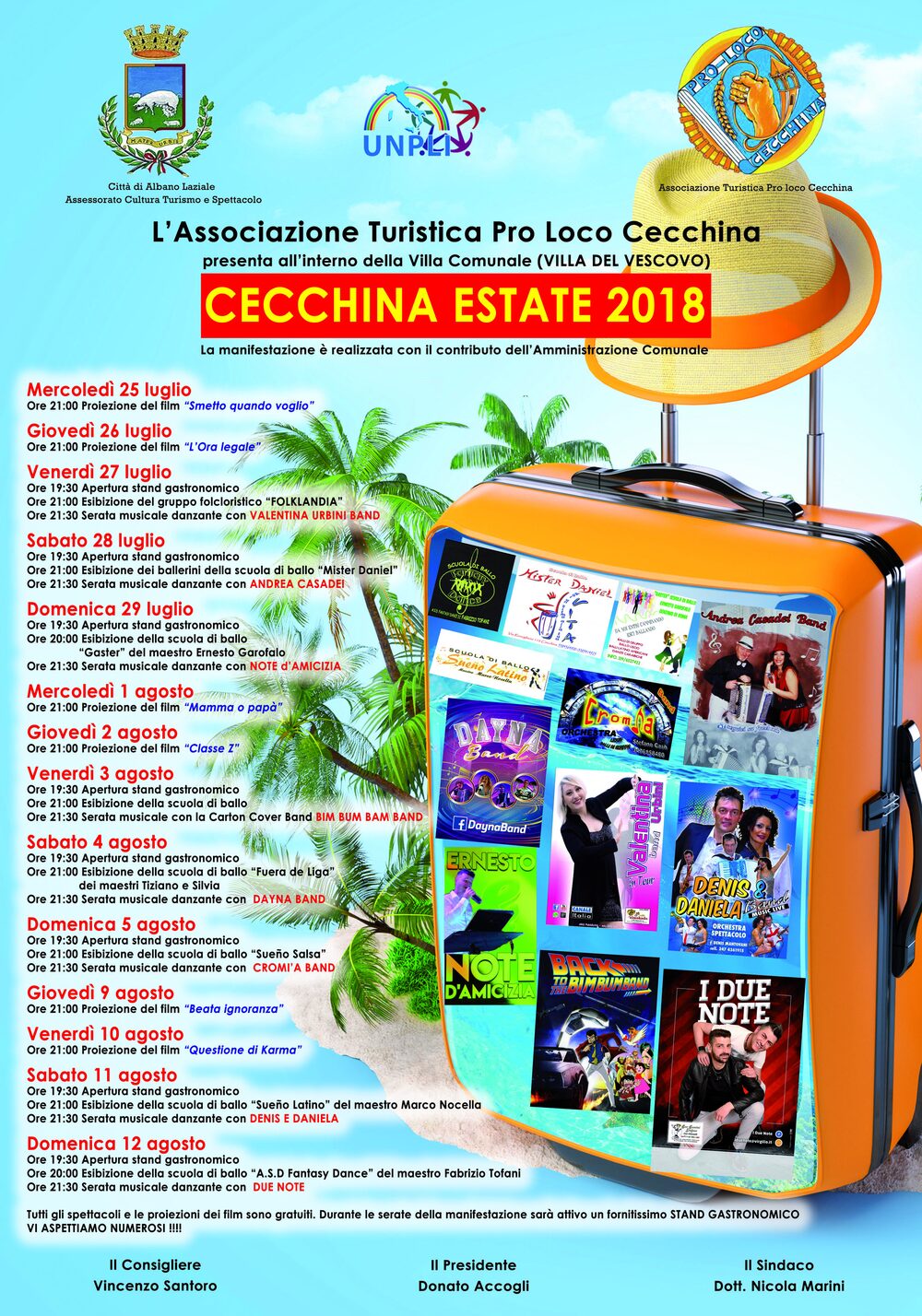 Locandina Cecchina Estate 2018