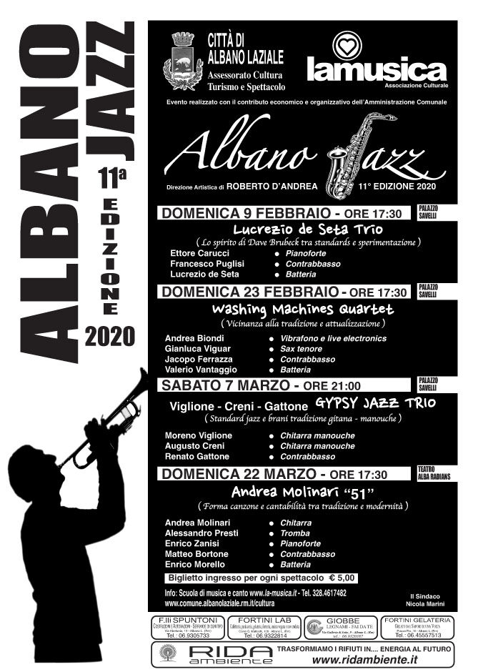 Locandina Albano Jazz 2020