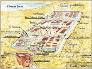Camp of the II Legio Parthica(Castra Albana)