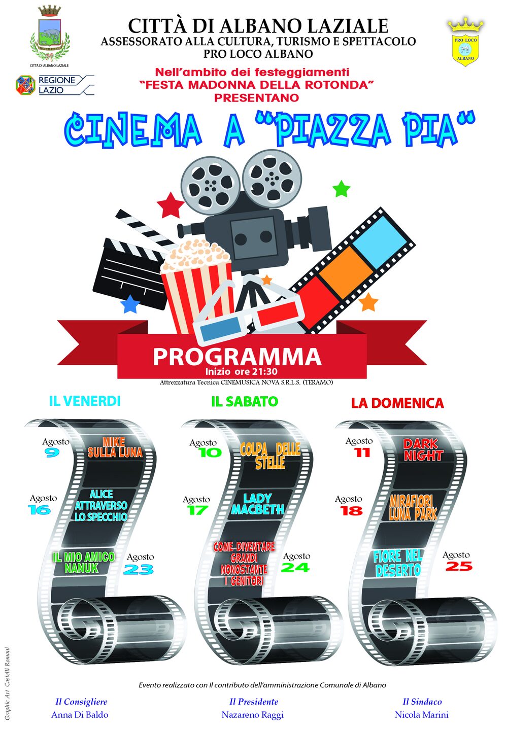 Locandina Cinema a Piazza Pia 