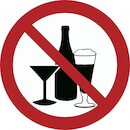 Icona divieto alcolici