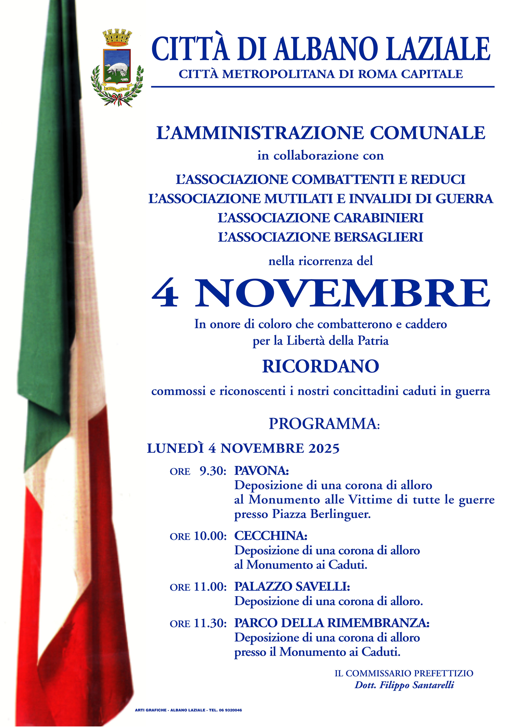 4 novembre 2025 manifesto