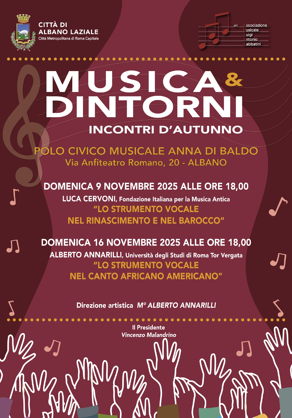 Locandina Conferenze 2025