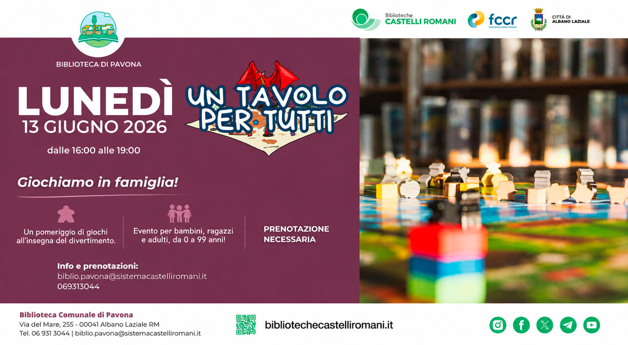 Cover evento Un tavolo per tutti