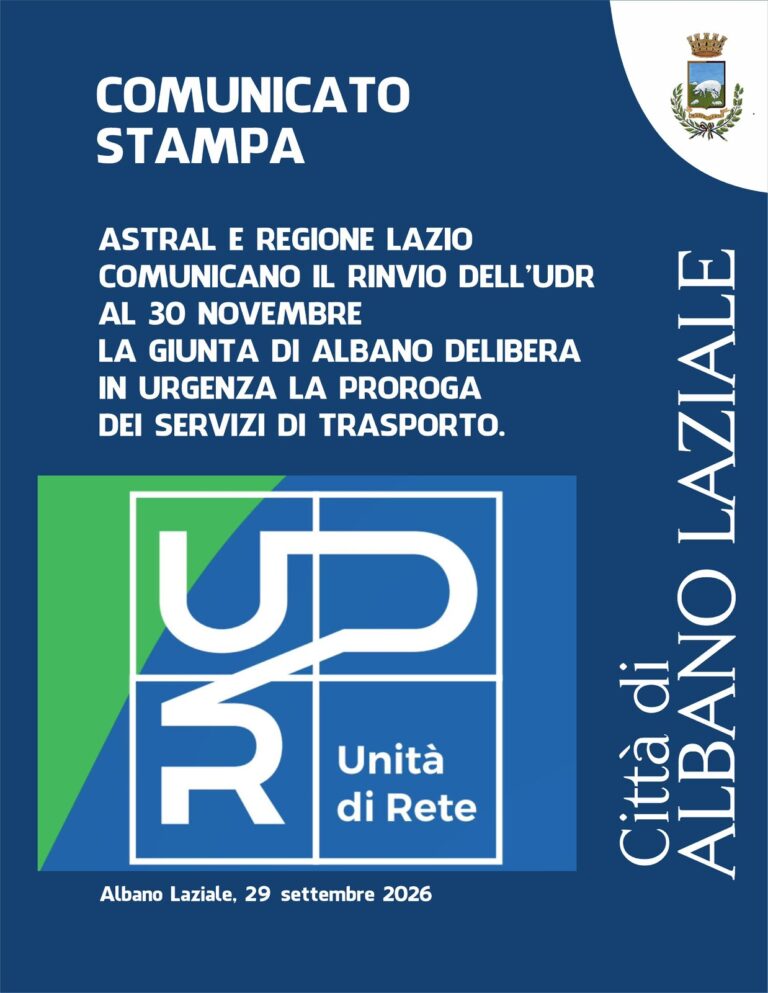 Trasporto Pubblico Locale: ASTRAL e Regione Lazio rinviano l’avvio dell’Unità di Rete al 30 novembre