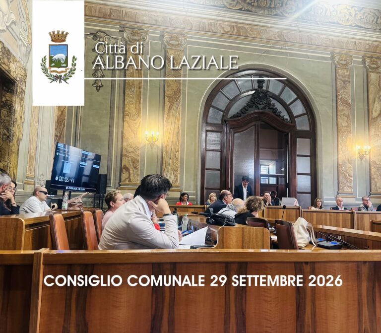 COMUNICATO STAMPA Consiglio Comunale del 29 settembre